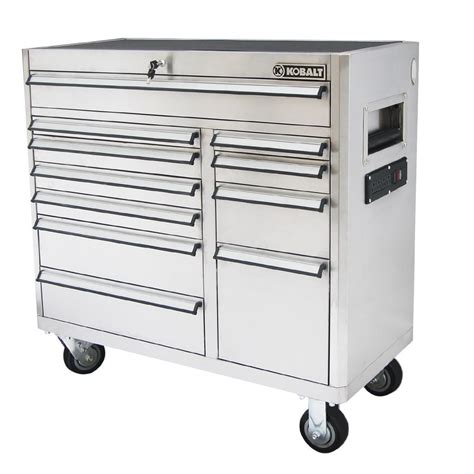 kobalt stainless steel tool cabinet|kobalt tool boxes at lowe's.